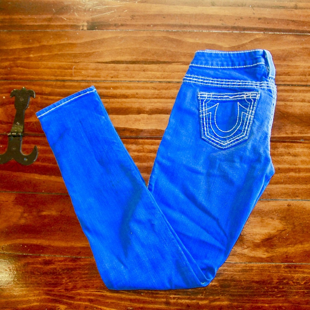 True Religion // low-rise skinny jeans